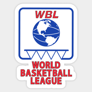 DEFUNCT - World Basketball League WBL Sticker